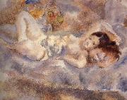 Jules Pascin Decumbence of Ailiyane oil painting reproduction